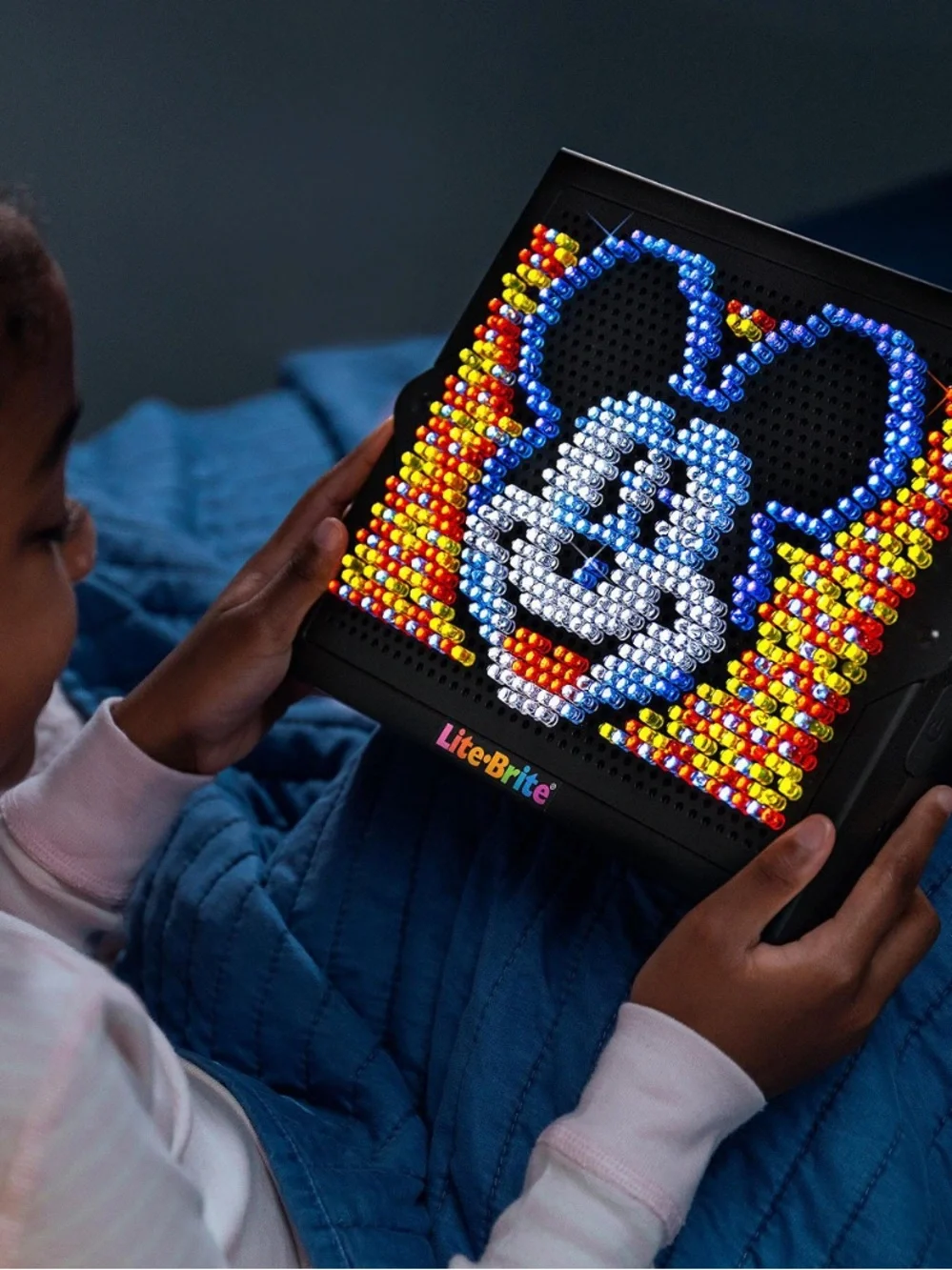 Disney Lite-Brite Super Bright HD Mickey Mouse Multicolor Peg Art